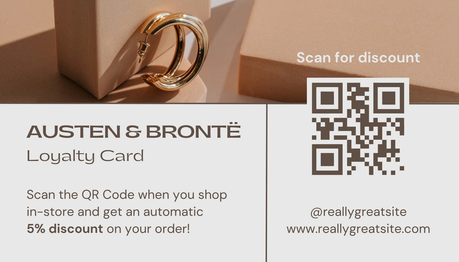 visiting card qr code sample 2
