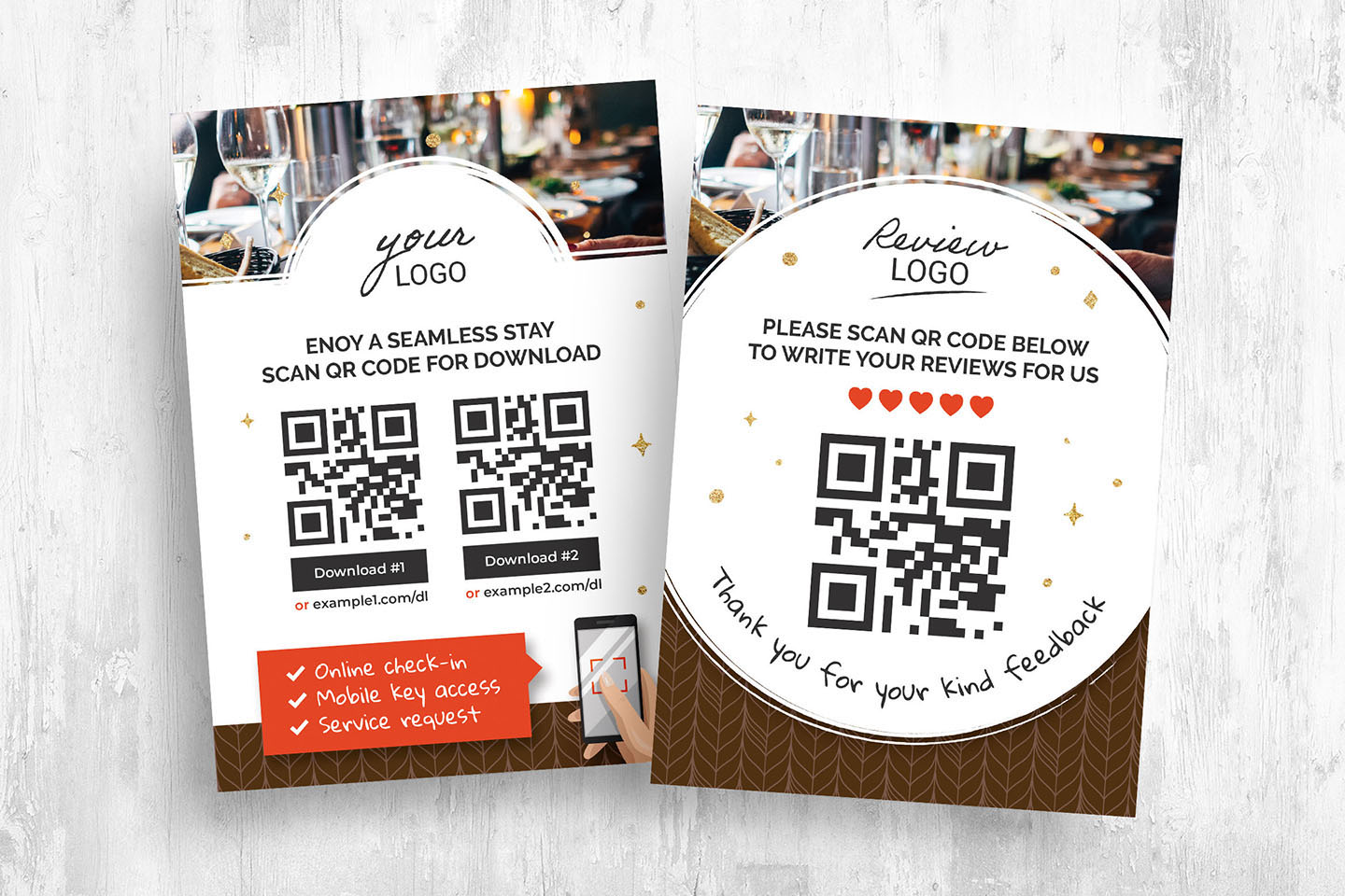 qr code menu sample