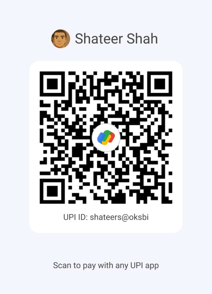 UPI QR code.